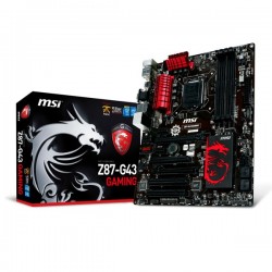 MSI Z87-G43 Gaming (LGA1150, Z87, DDR3, SATA3, USB3)