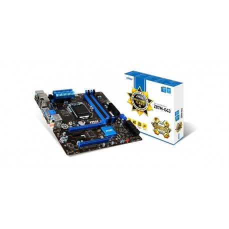 MSI Z87M-G43 (LGA1150, Z87, DDR3, SATA3, USB3)