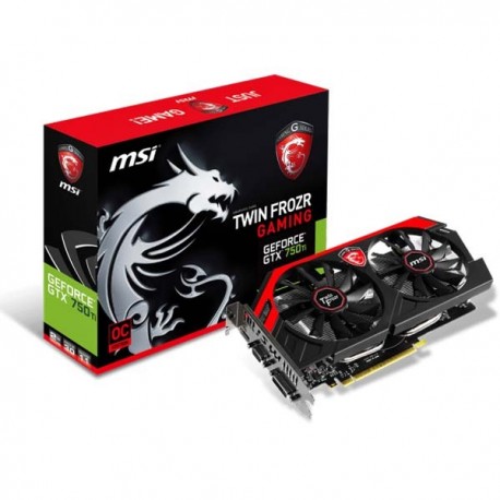 MSI Geforce GTX 750 Ti 2GB DDR5 - Twin Frozr Gaming (2 Fan) VGA