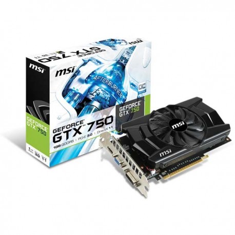 MSI N650ti-1GD5/OC Geforce GTX 750 1GB DDR5 (1 Fan) VGA