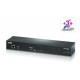 Aten KN1000A 1-Local/Remote Share Access Single Port VGA KVM over IP Switch with Single Outlet Switched PDU (1920 x 1200)  