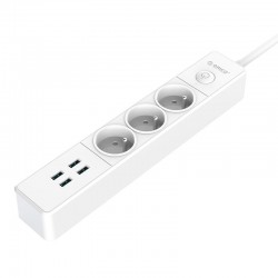 ORICO OSC-4A4U-EU 4 AC Outlets 4 USB Ports Surge Protector