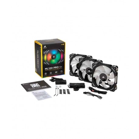  Corsair CO-9050075-WW ML120 PRO RGB LED 120MM PWM Premium Magnetic Levitation Fan-Single Pack