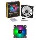  Corsair CO-9050077-WW ML140 PRO RGB LED 140MM PWM Premium Magnetic Levitation Fan-Single Pack