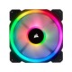  Corsair CO-9050073-WW LL140 RGB 140mm Dual Light Loop RGB LED PWM Fan-Single Pack