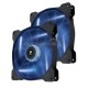 Corsair CO-9050016-Bled Air Series AF120 LED Blue Quiet Edition High Airflow 120mm Fan - Twin Pack