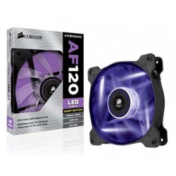 Corsair CO-9050016-PLED Air Series AF120 LED Purple Quiet Edition High Airflow 120mm Fan-Twin Pack