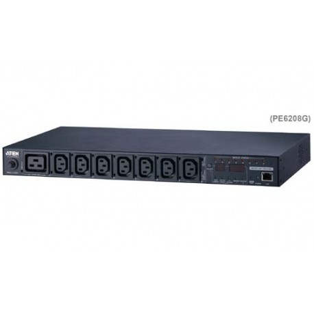 Aten PE6208 8-Outlet 1U Metered & Switched eco PDU 16A