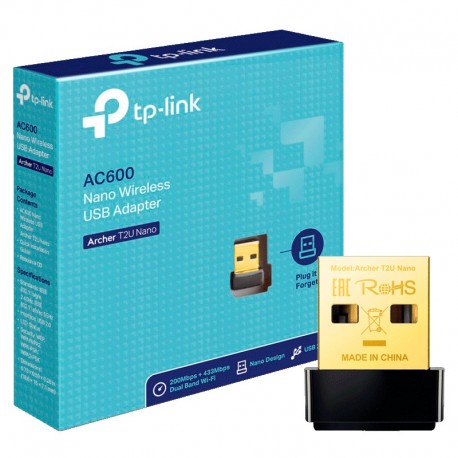 TP-Link Archer T2U Nano AC600 Nano Wireless USB Adapter