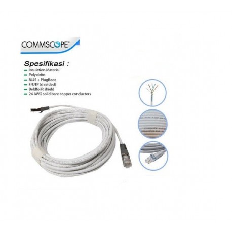 AMP Commscpe Kabel AMP STP CAT.5e 4P FTP Solid 24AWG Outdoor 30 Meter