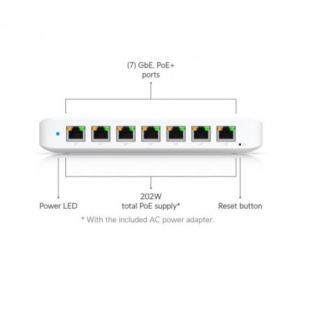 Ubiquiti USW-Ultra-210W 8-port GbE PoE Switch