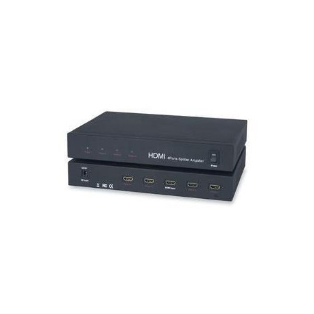 HDMI Distribution Amplifier 1x4 Splitter Full HD 1080p v1.3b