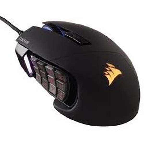 Harga Jual Corsair CH-9304111-AP Scimitar PRO RGB Optical MOBA MMO Gaming Mouse -Black (AP)