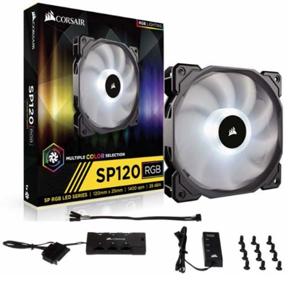 Harga Jual Corsair CO-9050059-WW SP120 RGB LED High Performance 120mm Fan