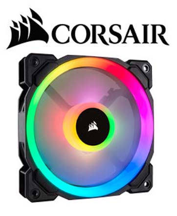 Harga Jual Corsair CO-9050073-WW LL140 RGB 140mm Dual Light Loop RGB LED PWM Fan-Single Pack